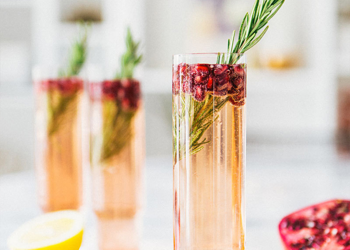 Pomegranate Rosemary Spritzer